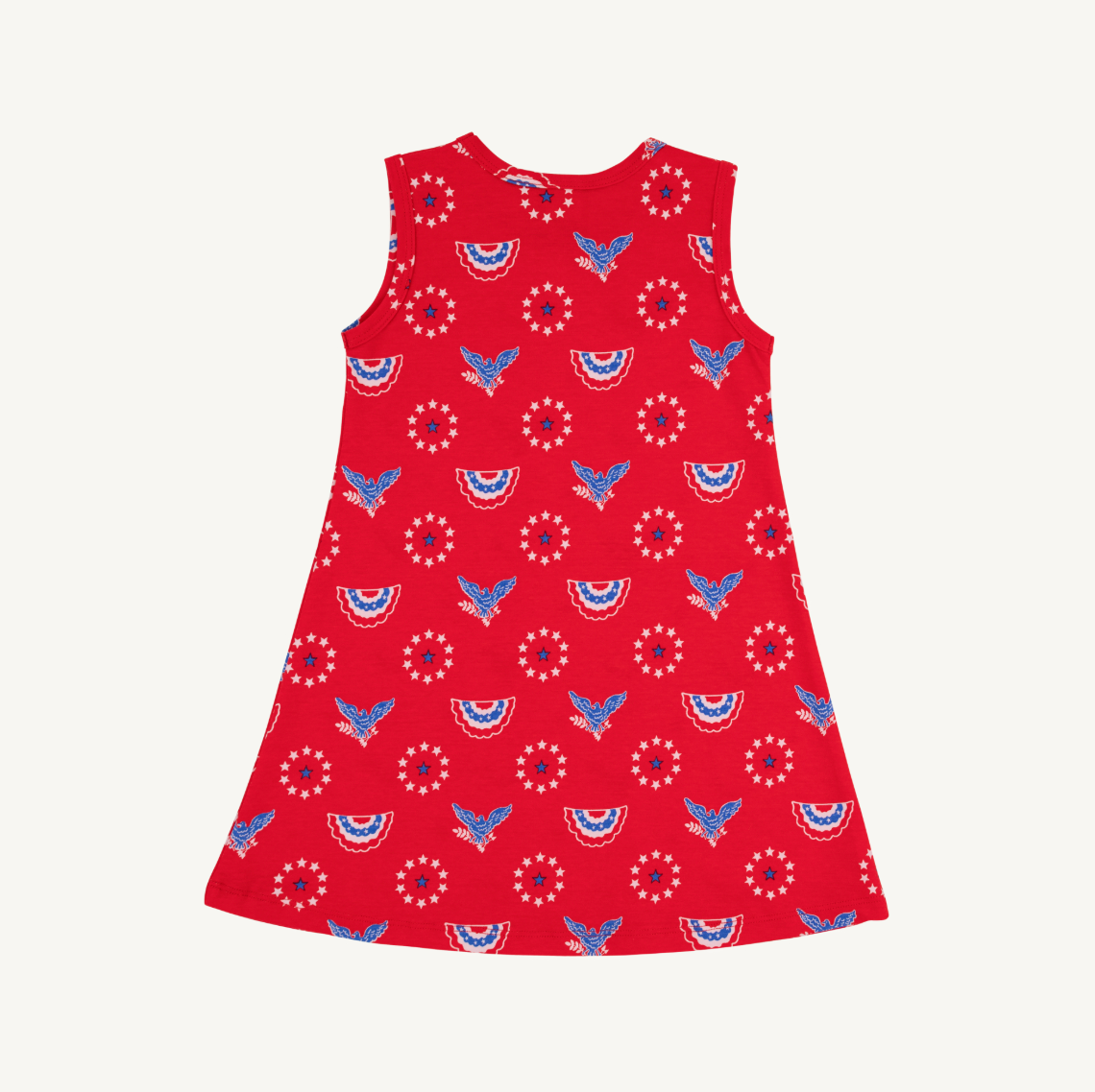 Sleeveless Polly Play Dress, Star Spangled Swag