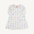Long Sleeve Polly Play Dress We Heart You