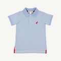 Prim and Proper Polo SS-Pima, Beale Street Blue & Richmond Red