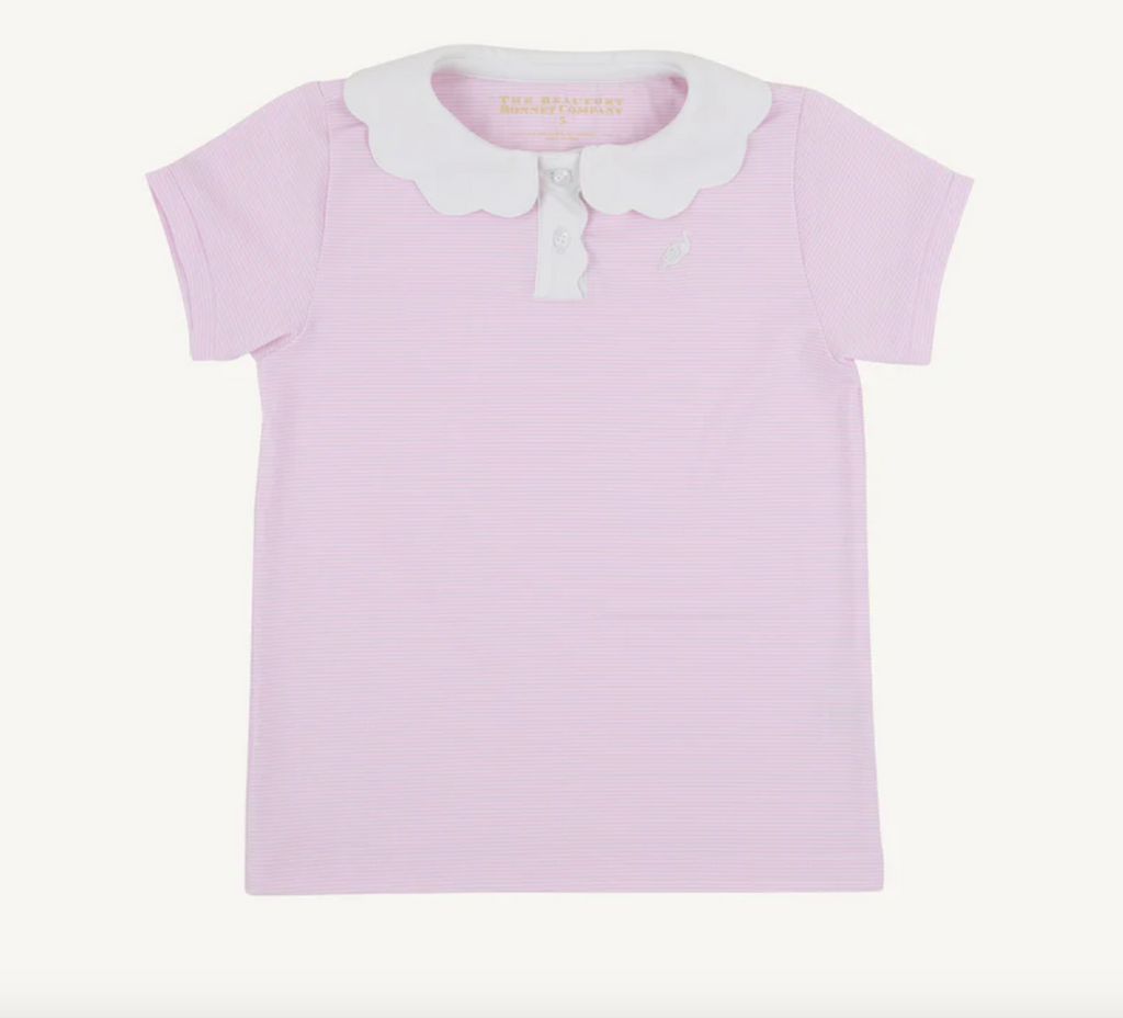 Preplectic Preppy Polo, Valley High Violet Stripe