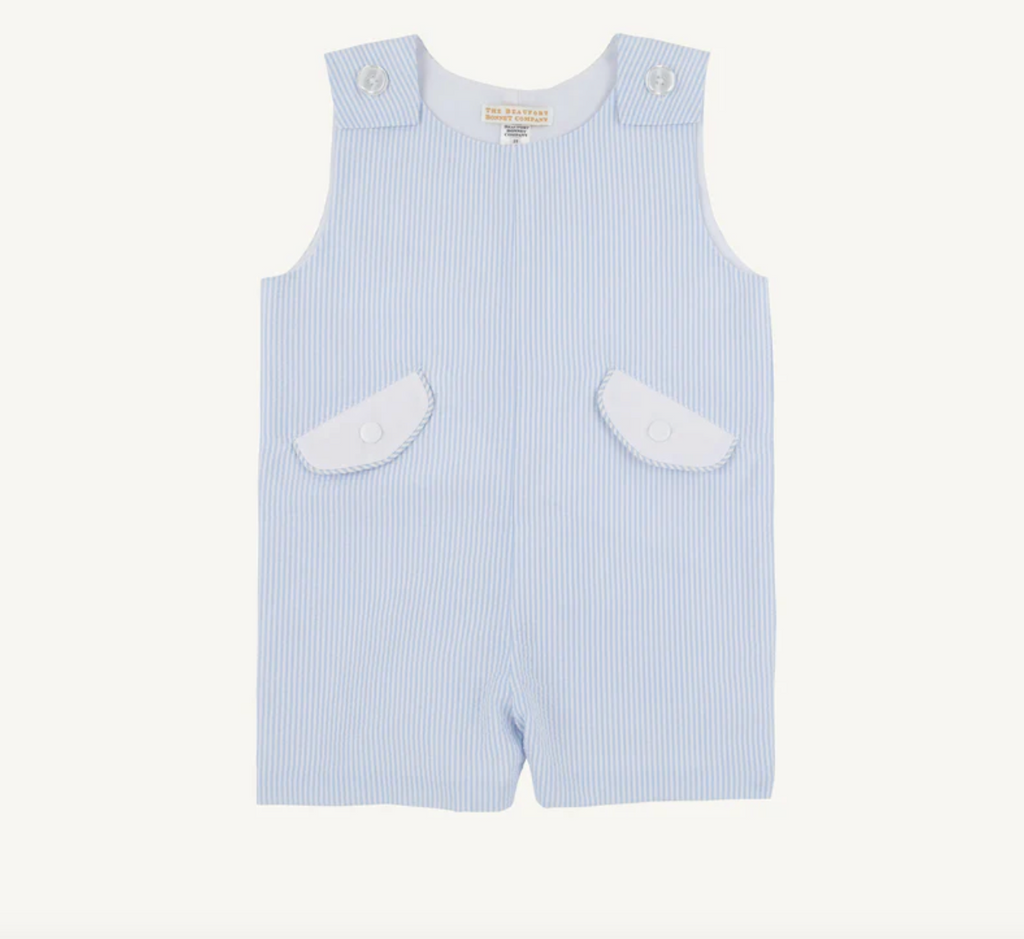 Prescott Pocket Jon Jon, Breakers Blue Seersucker