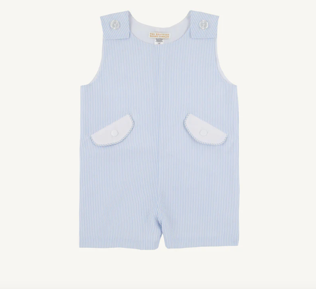 Prescott Pocket Jon Jon, Breakers Blue Seersucker