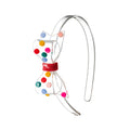 Big Bow Head, Rainbow Polka Dot