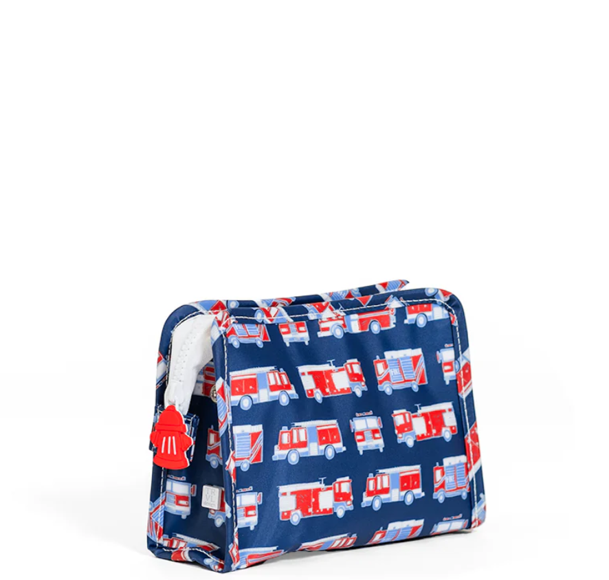 Roadie Small Zip Pouch, Fire Engines