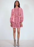 Roma Long Sleeve Dress Azalea