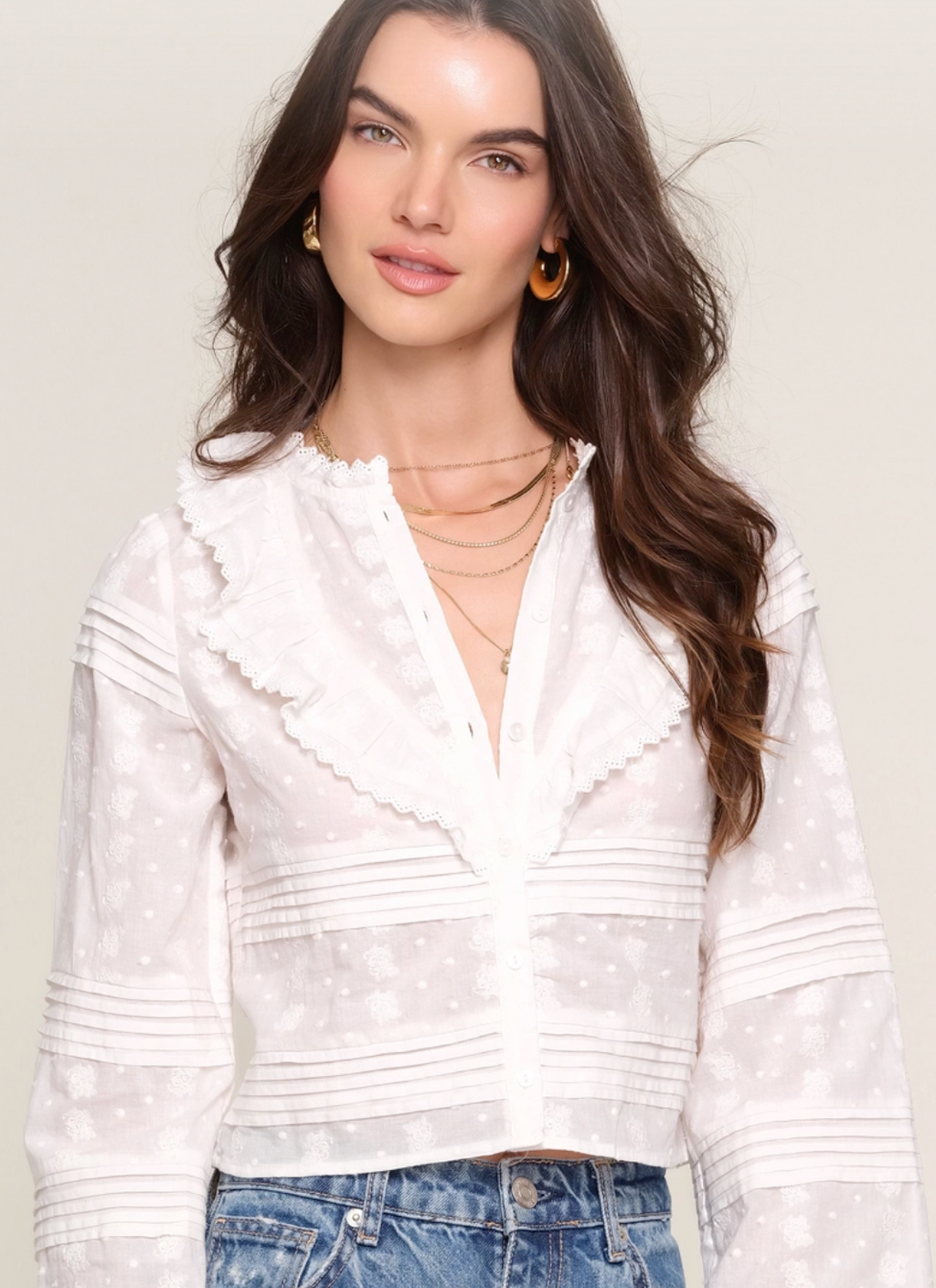 Romy Top, Eggshell