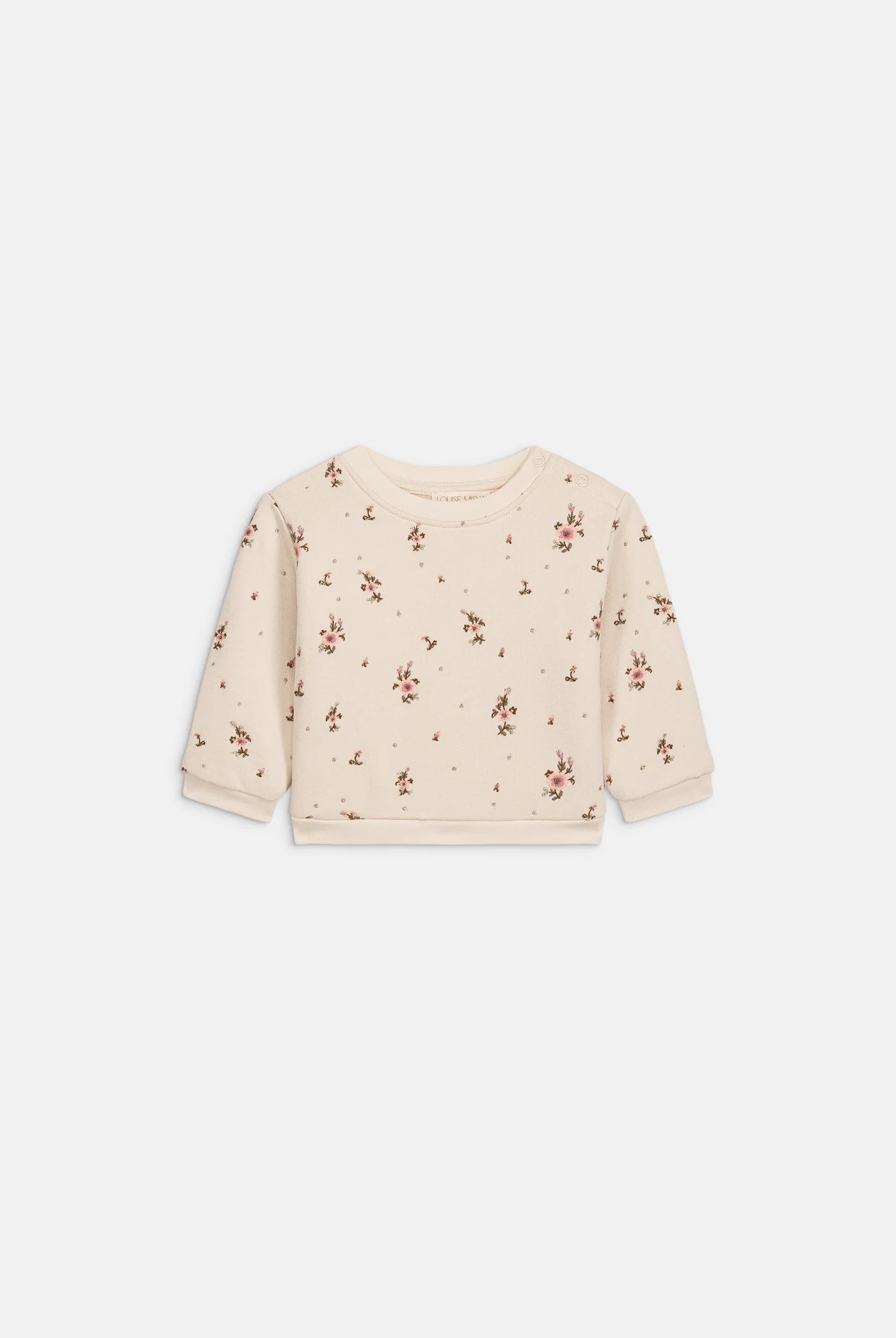 Rosali Sweatshirt, Cream Sweet Peas