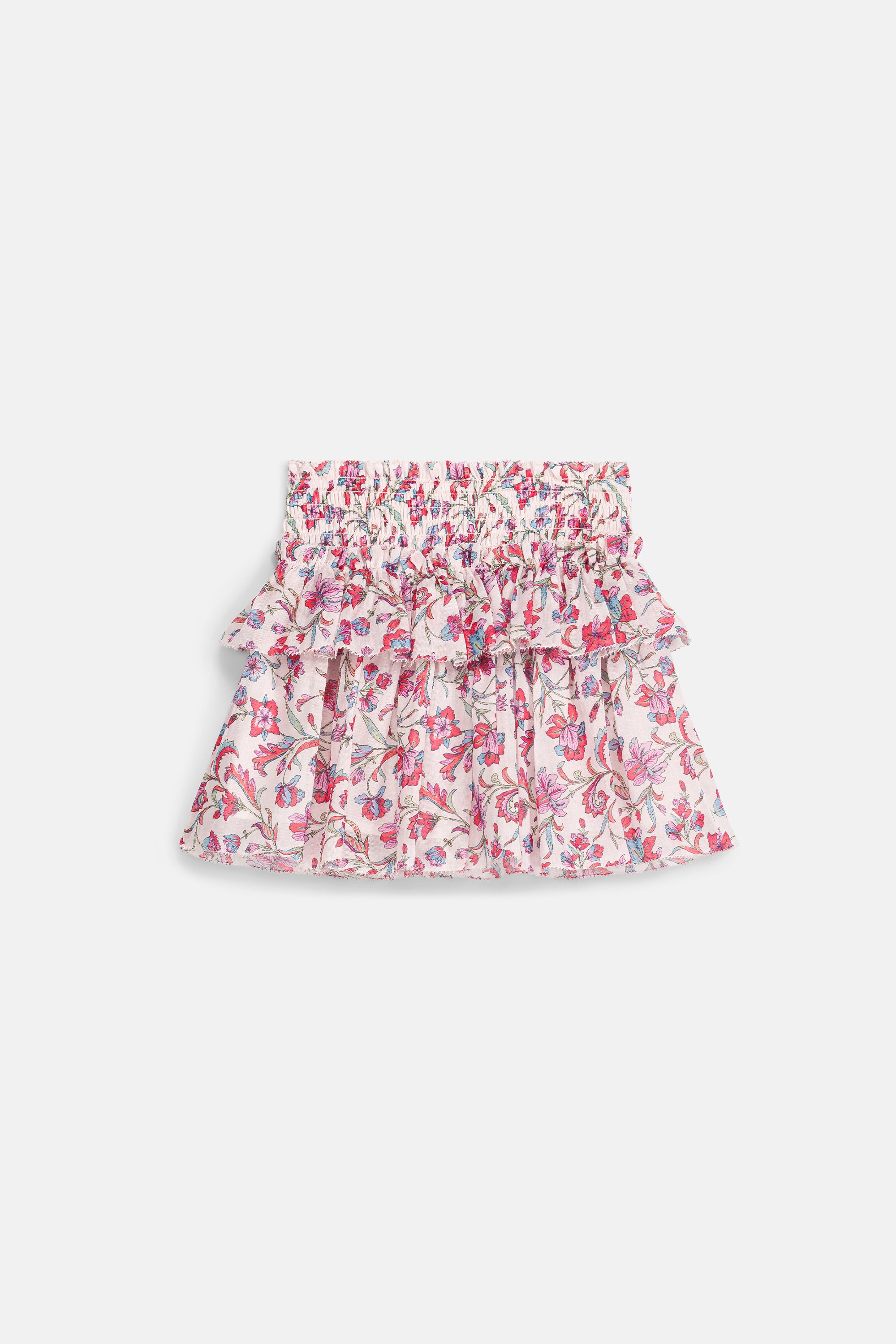 Roumia Skirt, Cream Floral Haven