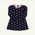 Sadie Sweatshirt Dress, Beloved Bows & Pier Party Pink