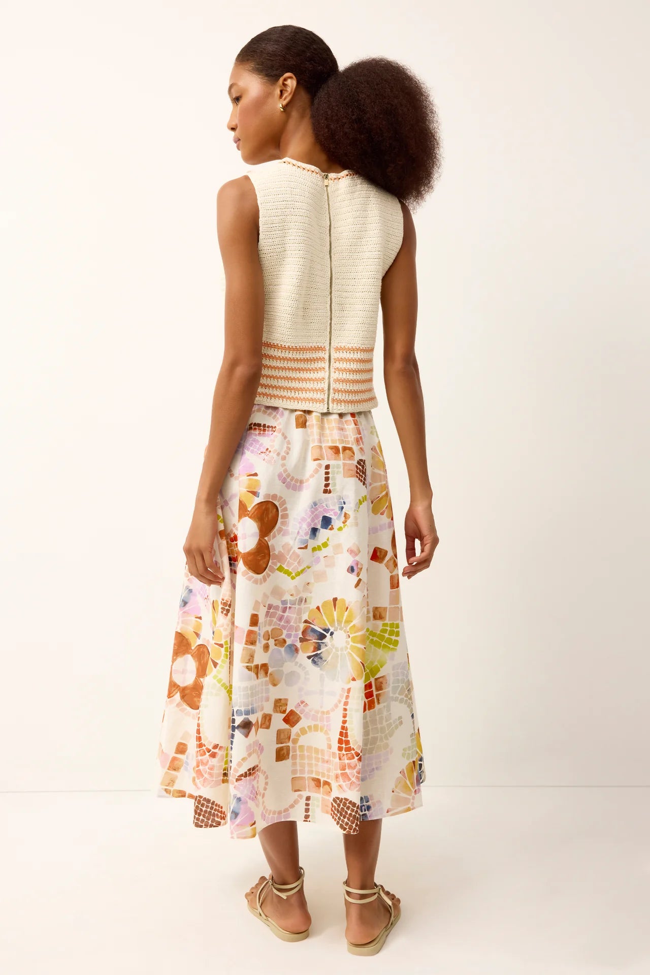 Sasha Skirt, Travertine