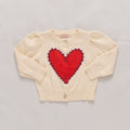 Girls Constance Sweater Scalloped Heart