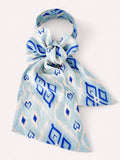 Scarf Belt, Ikat Blue