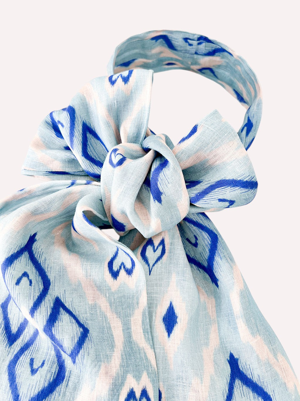 Scarf Belt, Ikat Blue