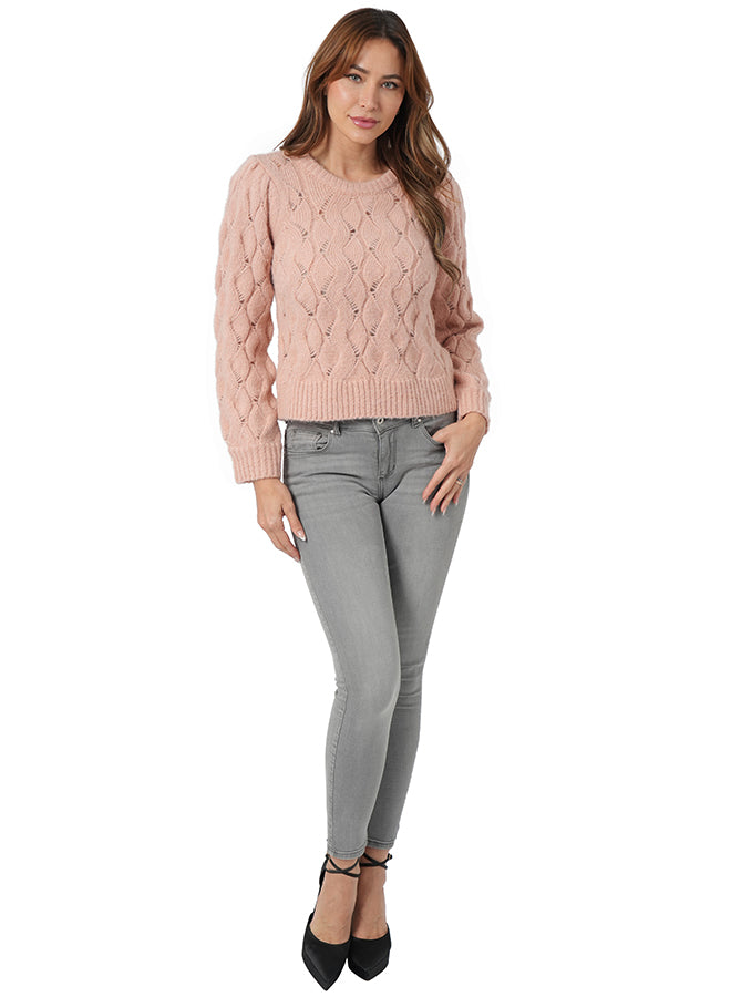 Selena Sweater, Rose