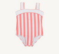 Shannon Bow Bathing Suit, Caicos Cabana Stripe