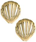 Shell Huggie Hoop
