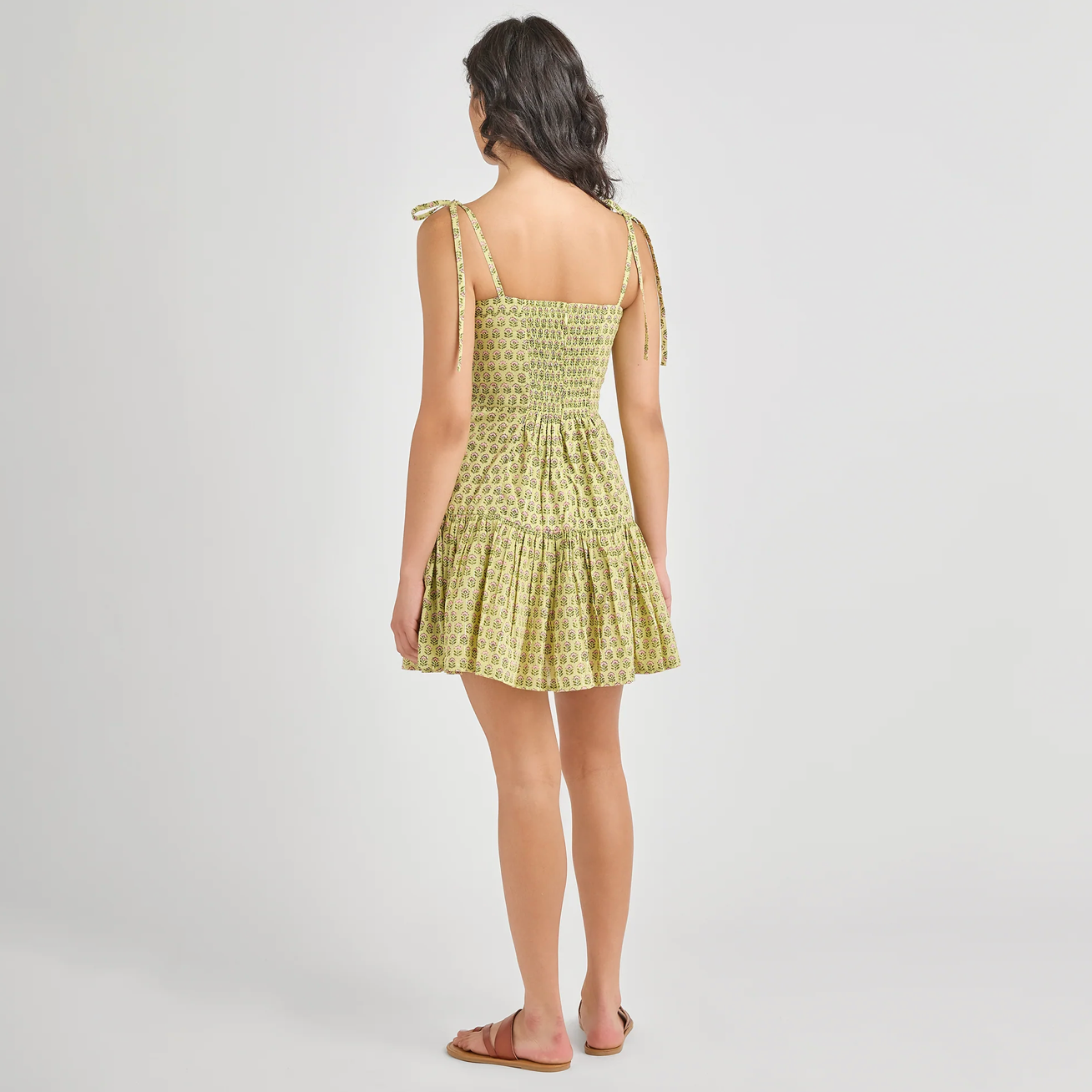 Short Marilyn Dress, Green Prairie – Tommy's Folly Boutique