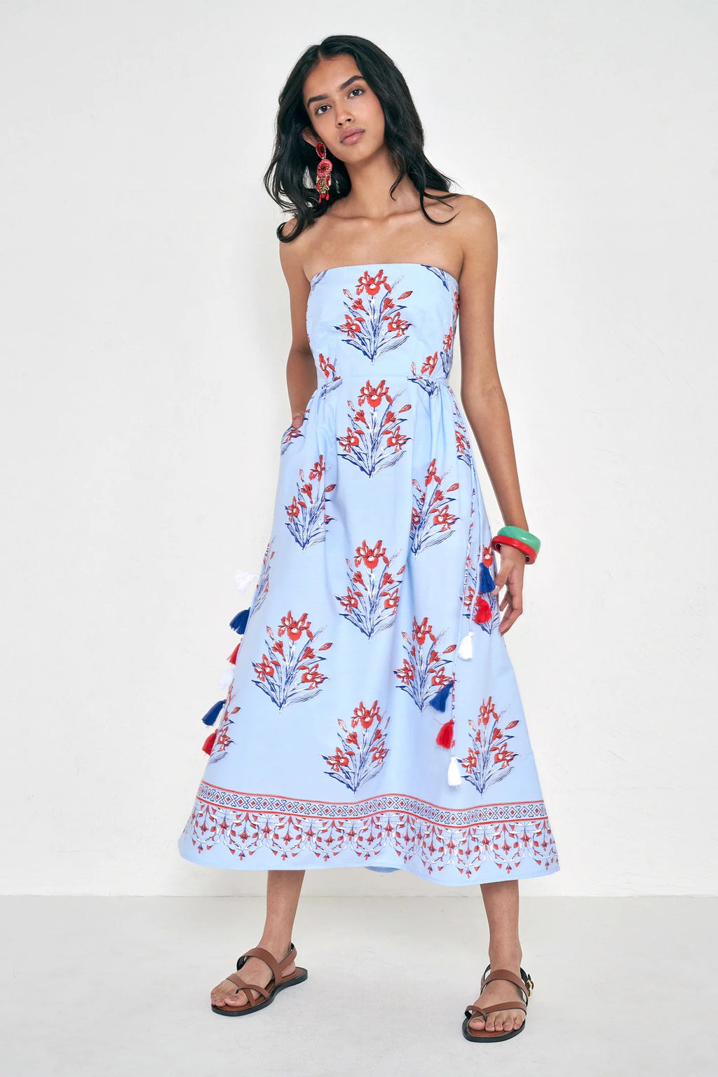 Simona Dress, Sky