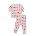 Kids Bamboo PJ Set Small Hearts