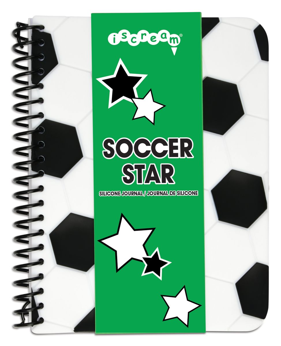 Soccer Star Silicone Notebook