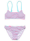 Teen Sorbet Stripe Crop Bikini