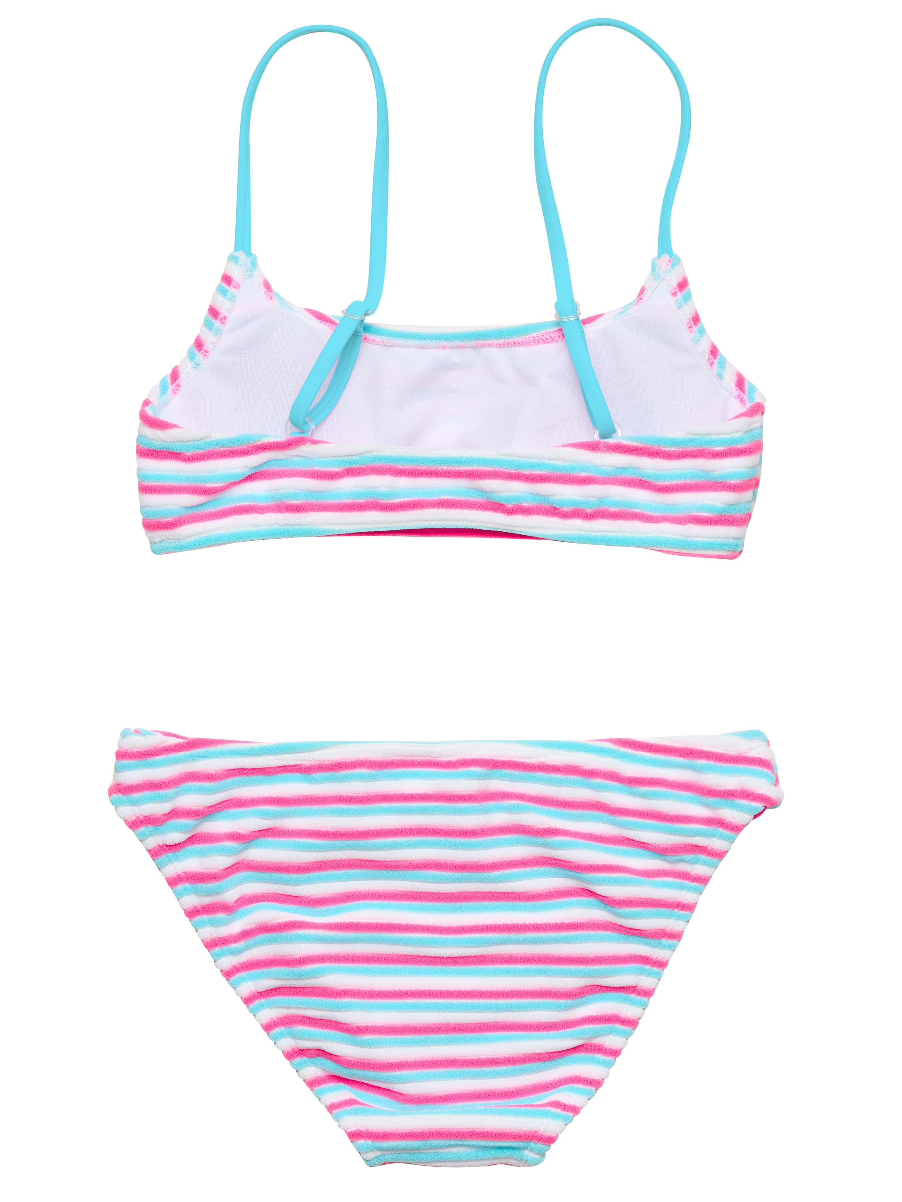 Teen Sorbet Stripe Crop Bikini