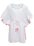 Spring Fling Cover Up, White