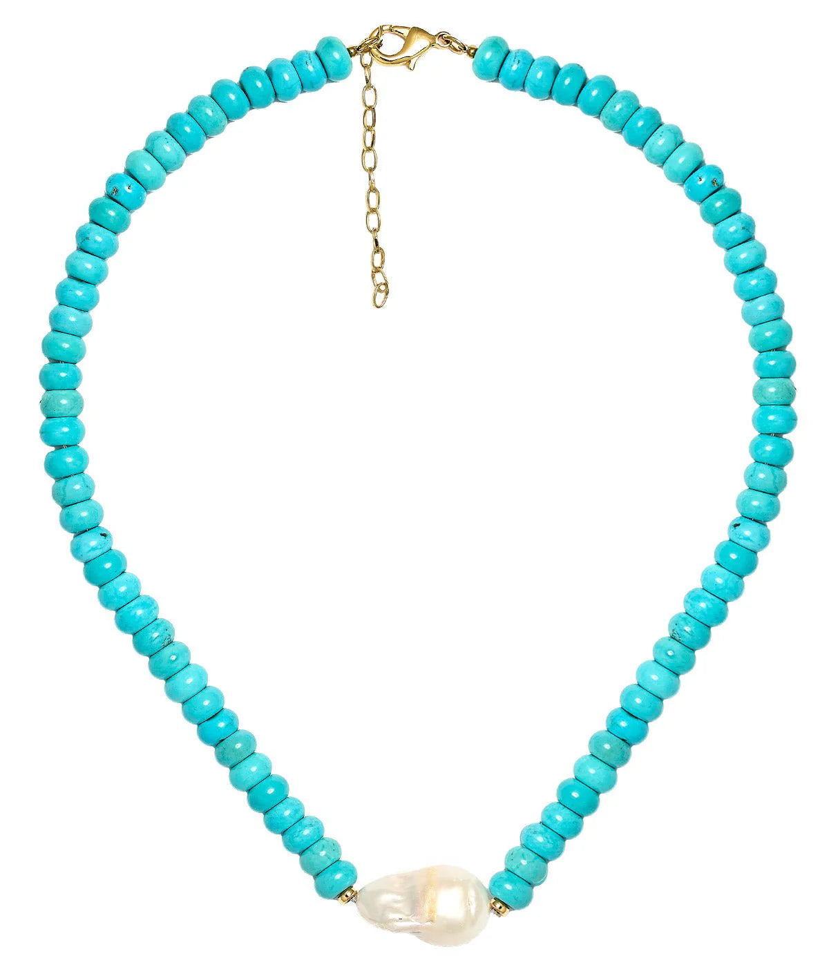 Susie Quartz Beaded Necklace with Freshwater Pearl
