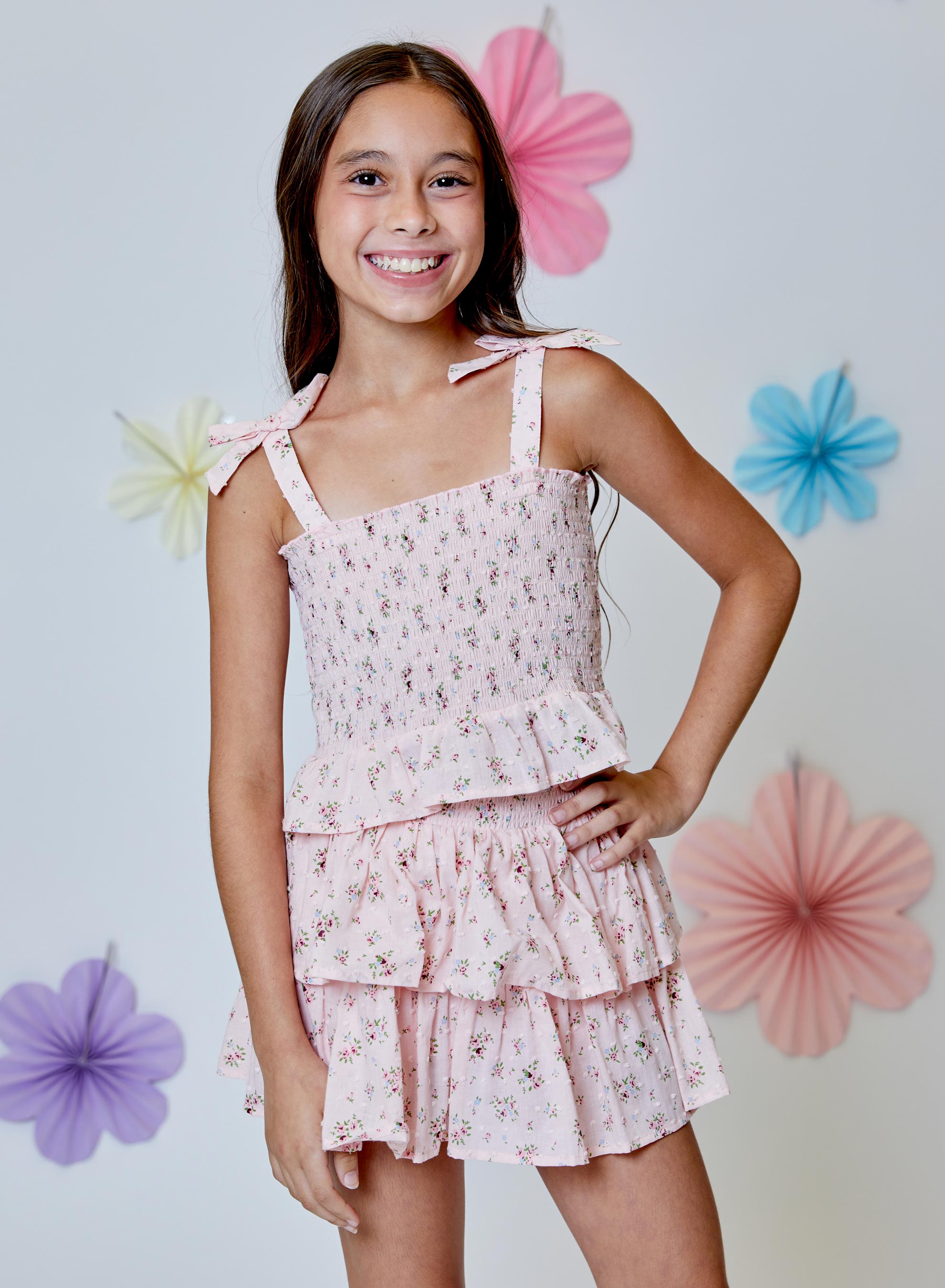 Smocked Tank, Pink