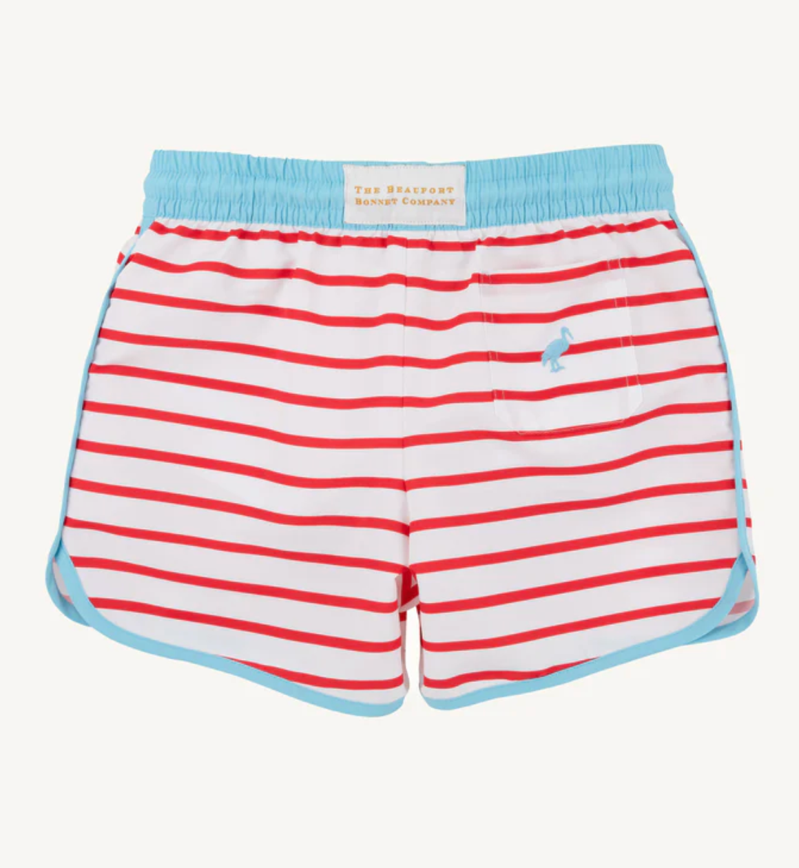 Tanner trunks, Richmond Red Stripe & Belhaven Blue