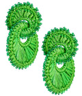 Raffia Earring Double Ring