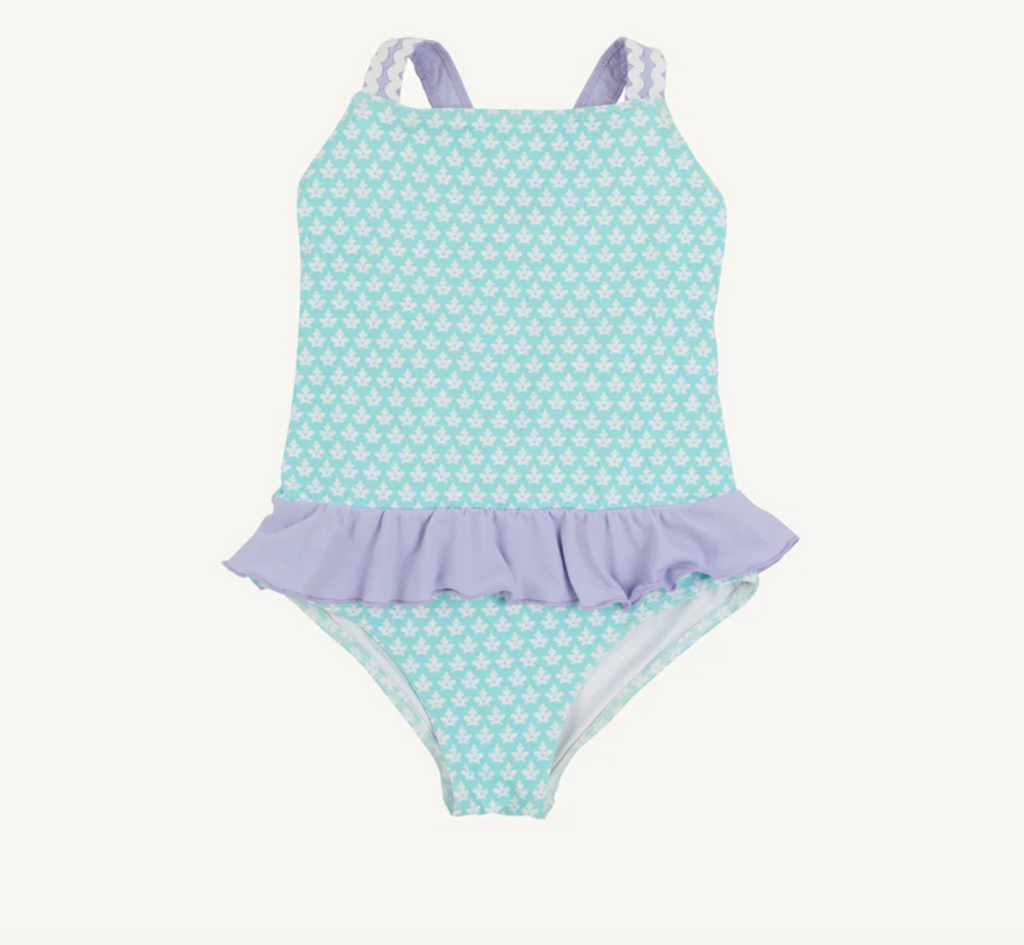 Taylor Bay Bathing Suit, Dunmore Doo-Dad/Lauderdale Lavender