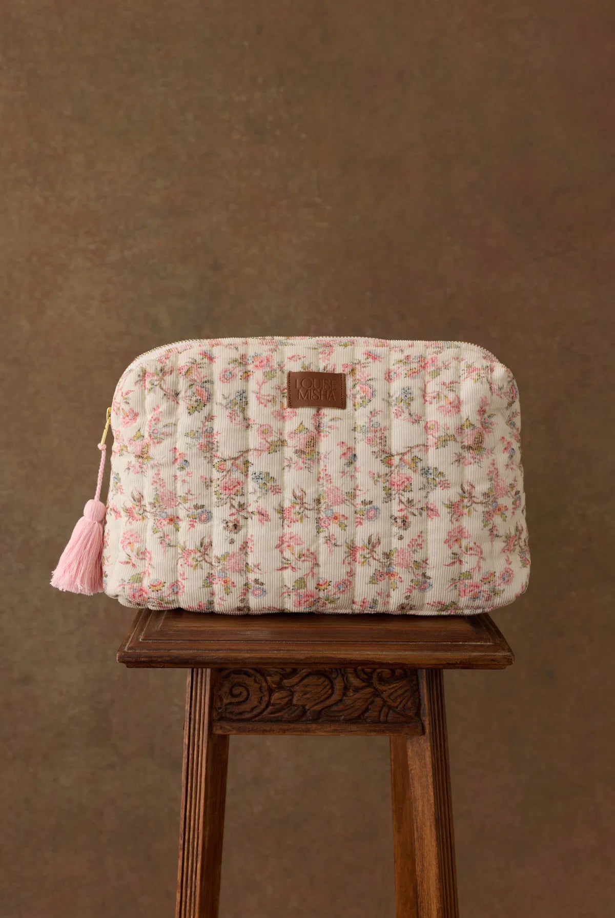Teiki Pouch, Carnation Vale Cream