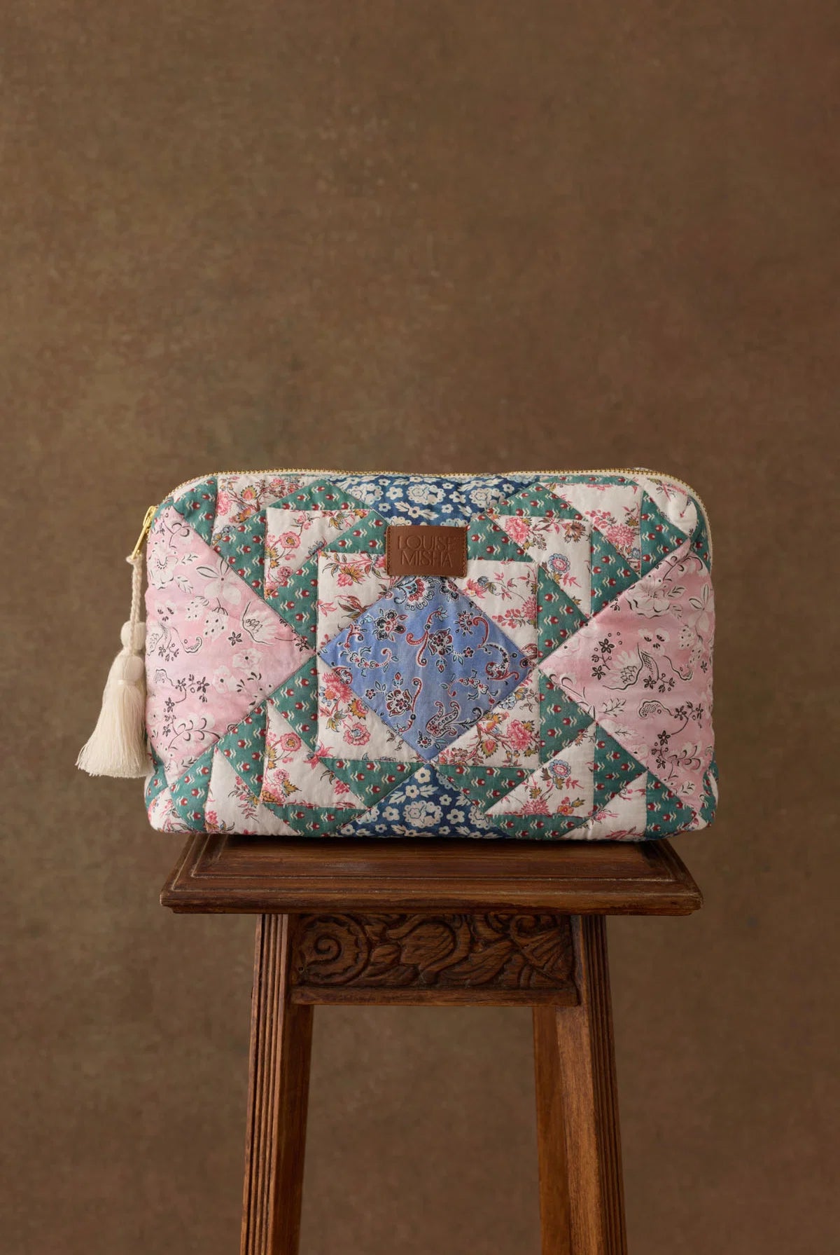 Teiki Pouch, Navy Snowfall Patch
