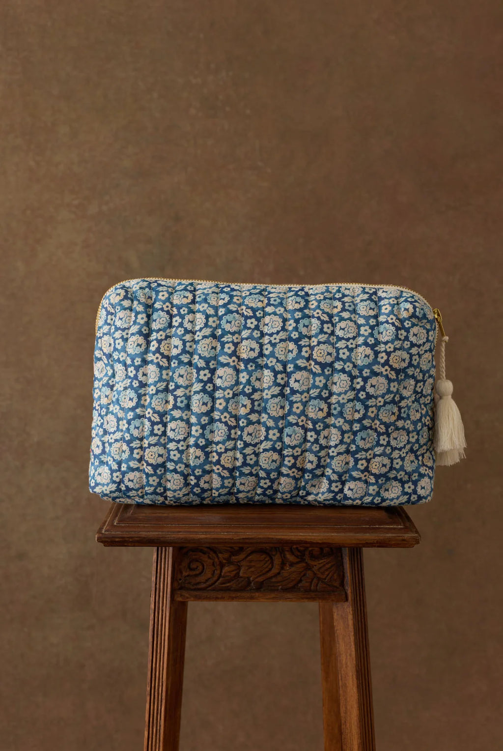 Teiki Pouch, Navy Snowfall Patch