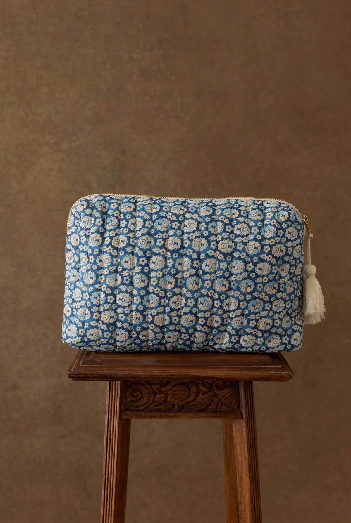 Teiki Pouch, Navy Snowfall Patch