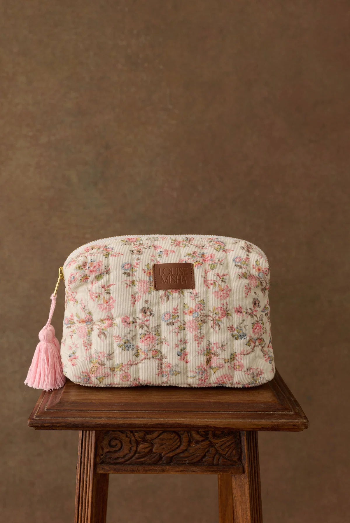 Teiki Pouch, Carnation Vale Cream