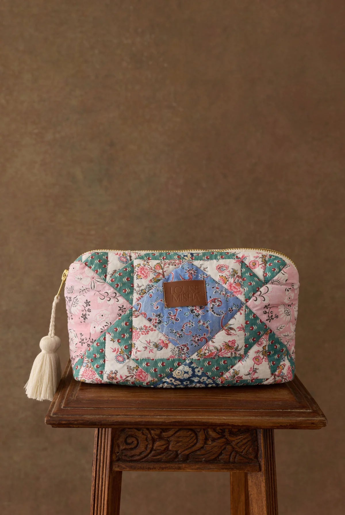 Teiki Pouch, Navy Snowfall Patch