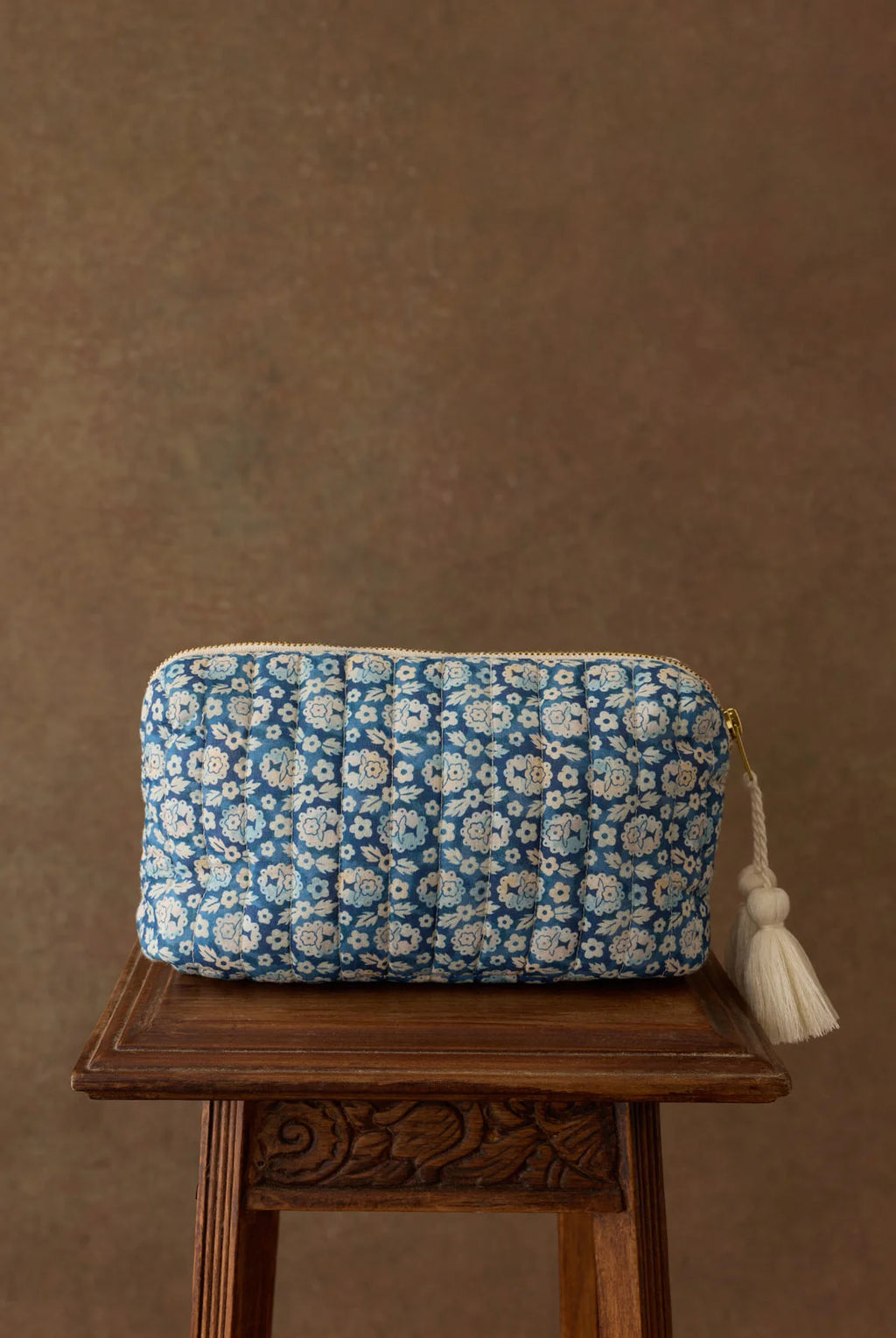 Teiki Pouch, Navy Snowfall Patch