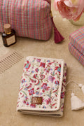 Teila Make Up Pouch, Cream Floral Haven