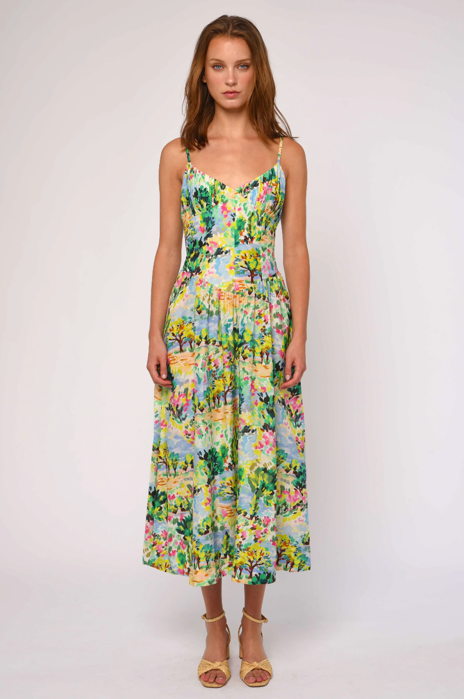 Tilda Maxi Dress, Giverny Garden