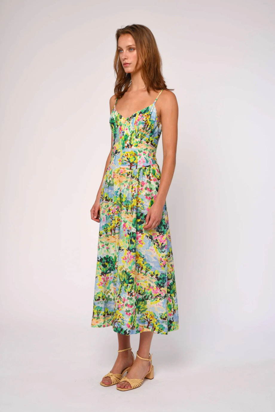 Tilda Maxi Dress, Giverny Garden