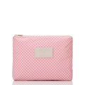 Tiny Check Mid Pouch, Blush