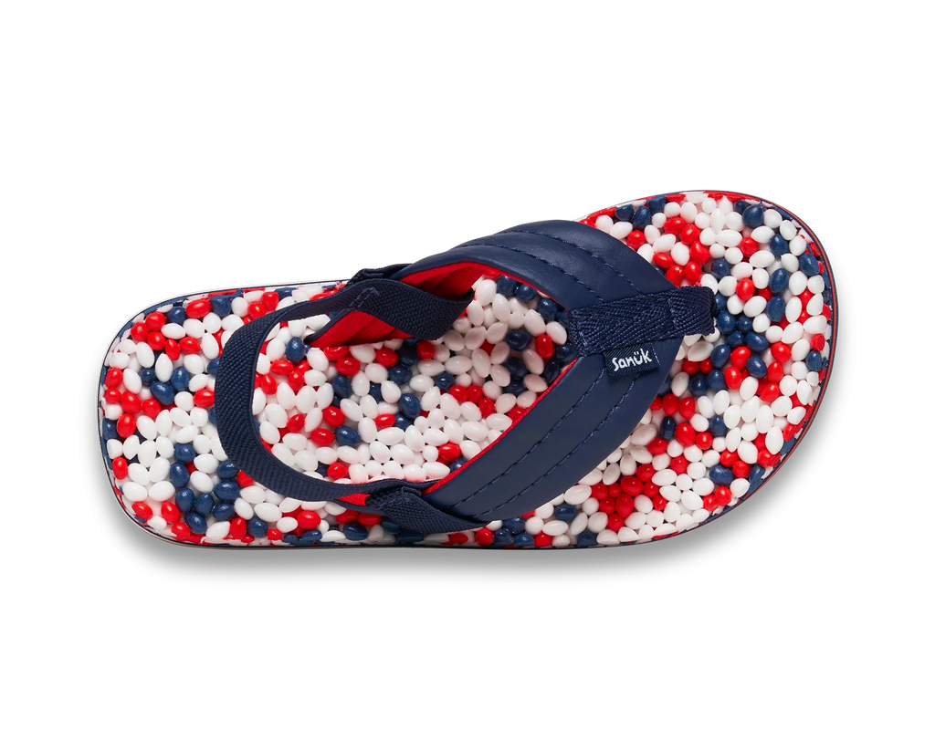Toddler Bubble Crush Flip Flops, America
