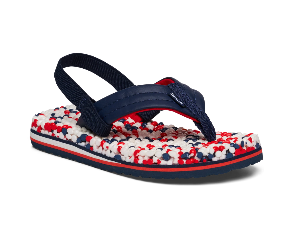 Toddler Bubble Crush Flip Flops, America