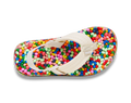Toddler Bubblecush Flip Flops, Rainbow Multi