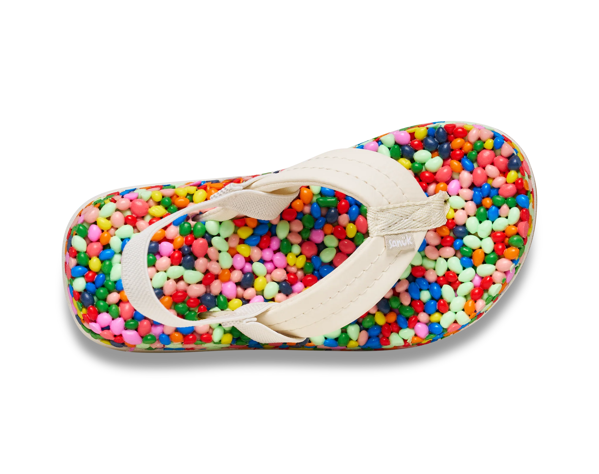 Toddler Bubblecush Flip Flops, Rainbow Multi