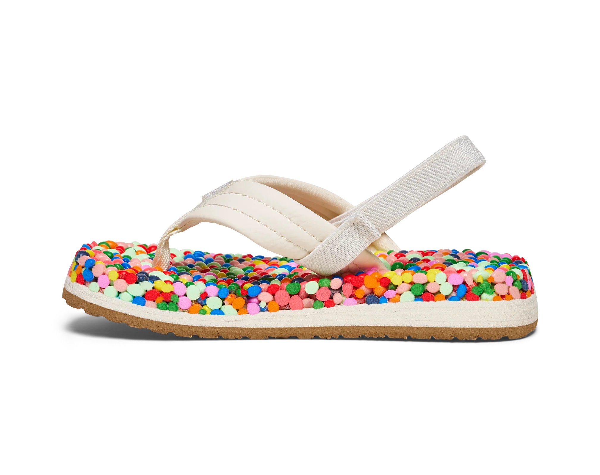 Toddler Bubblecush Flip Flops, Rainbow Multi