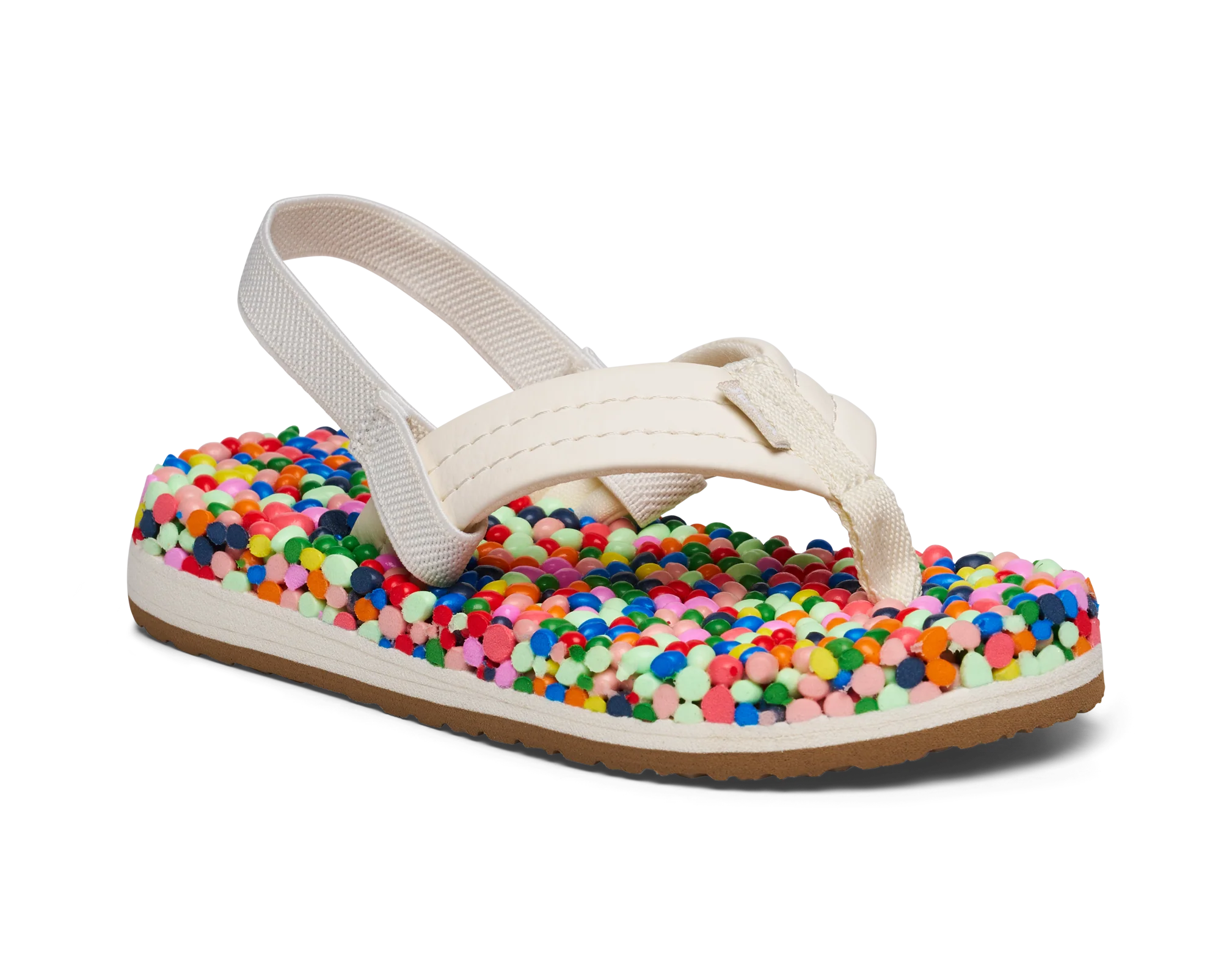 Toddler Bubblecush Flip Flops, Rainbow Multi