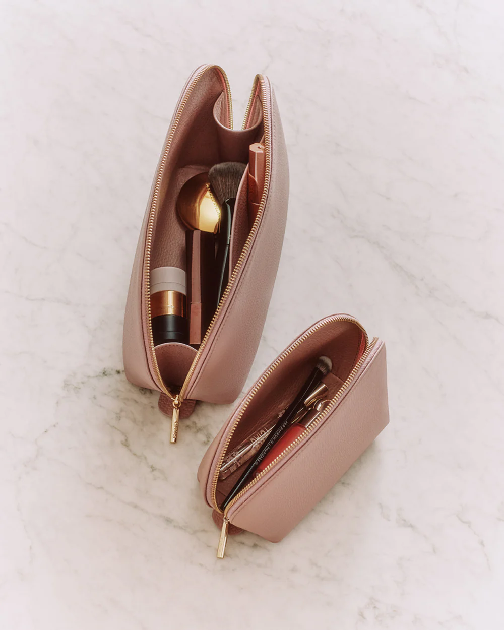 Travel Case Set, Soft Rose